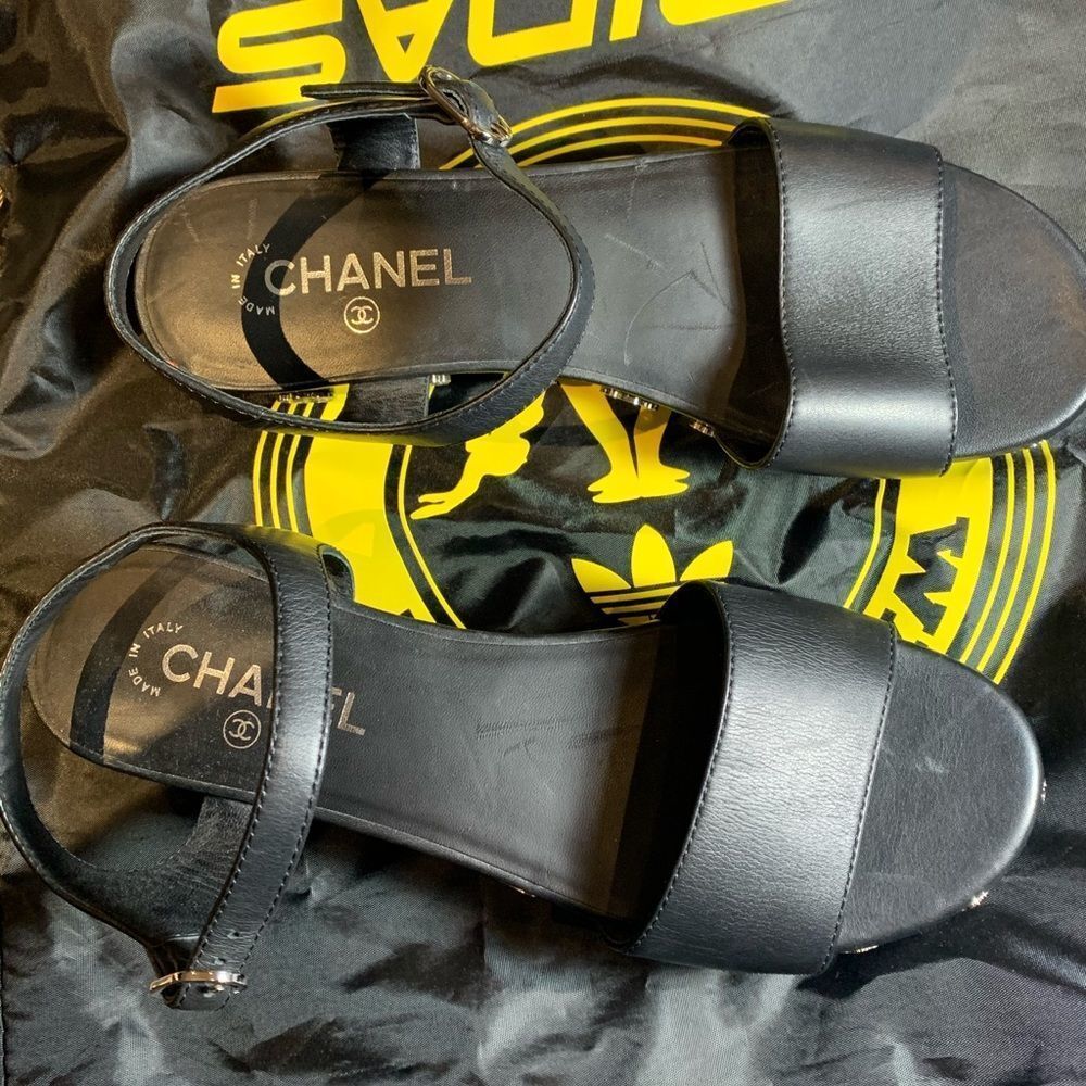 Chanel sandals!